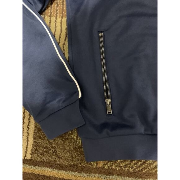 New Nike Authentic 6453 Track Jacket Navy Blue Medium - Picture 4 of 7